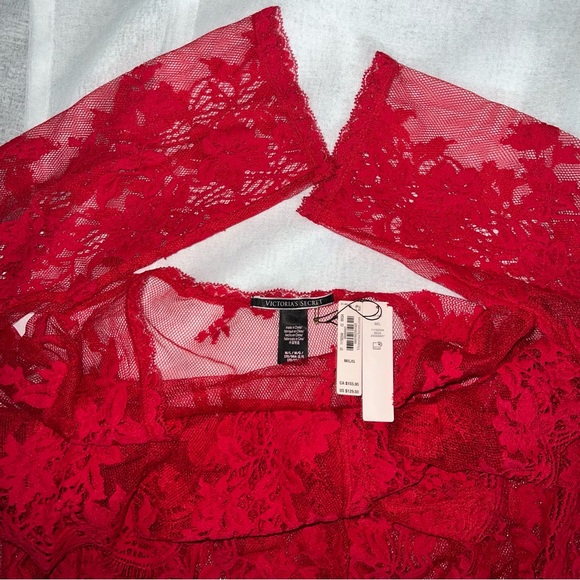 V. S. Sheer Lace Robe. NWT - Picture 3 of 7